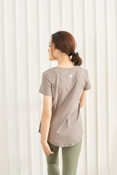 Layla T-shirt in Light Taupe